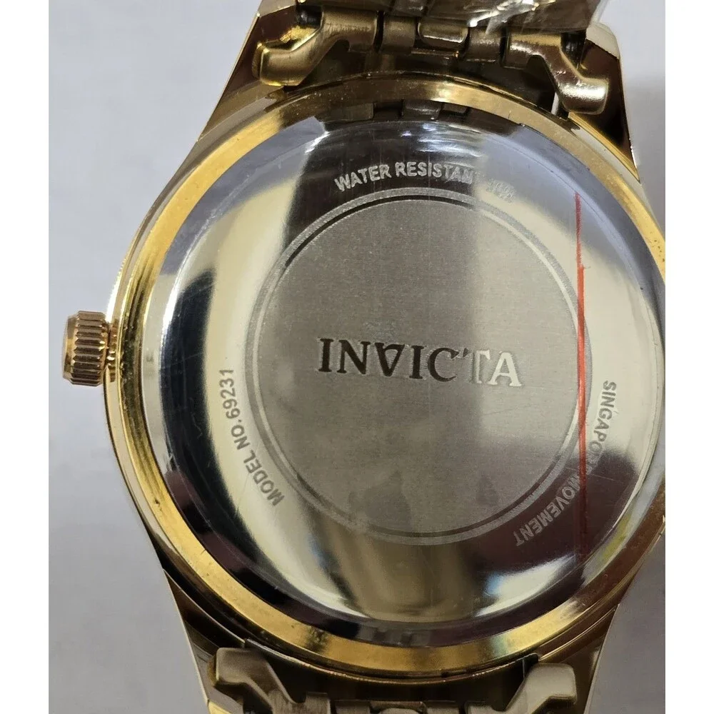 Invicta Wildflower Women's Watch 33mm Gemmed Gold 69231 Brand New